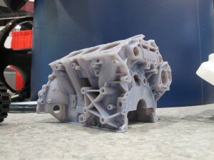 stratasys plastic engine block